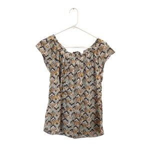 A:glow Women's Maternity Short Sleeve Flowy Top Size S